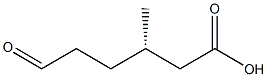 [S,(-)]-5-Formyl-3-methylvaleric acid Struktur