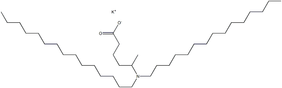 5-(Dipentadecylamino)hexanoic acid potassium salt Struktur