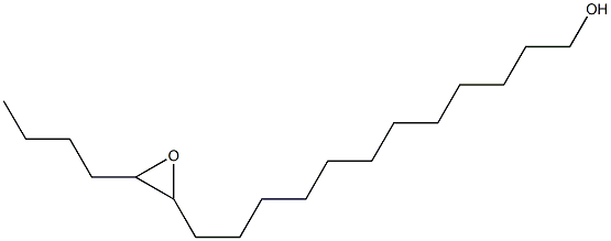 13,14-Epoxystearyl alcohol Struktur