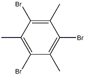 1,3,5-Trimethyl-2,4,6-tribromobenzene Struktur