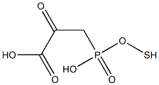 3-(Thiophosphono)pyruvic acid Struktur