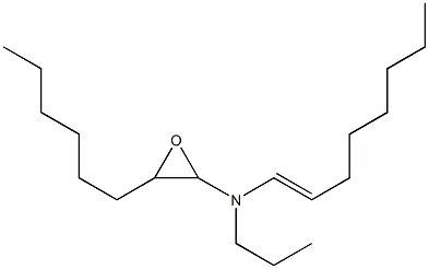 N-Propyl-N,N-di(1-octenyl)amine oxide Struktur