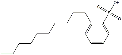 2-Decylbenzenesulfonic acid Struktur