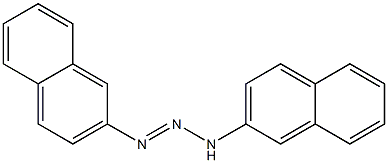 1,3-Bis(2-naphtyl)triazene Struktur