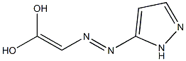 3-[(E)-[2,2-Dihydroxyethenyl]azo]-2H-pyrazole Struktur