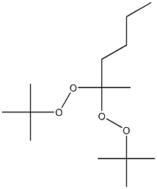 2,2-Bis(tert-butylperoxy)hexane Struktur