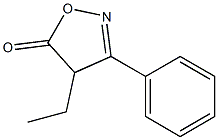 3-Phenyl-4-ethylisoxazol-5(4H)-one Struktur