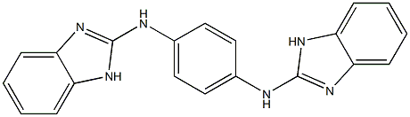 2,2'-[1,4-Phenylenebis(imino)]bis(1H-benzimidazole) Struktur