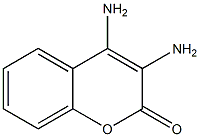 3,4-Diamino-2H-1-benzopyran-2-one Struktur