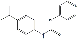 1-[(4-Isopropylphenyl)]-3-(pyridin-4-yl)urea Struktur