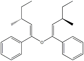 (-)-[(R)-sec-Butyl]1-phenylvinyl ether Struktur