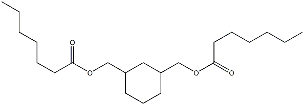 1,3-Cyclohexanedimethanol diheptanoate Struktur