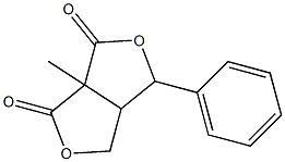 1-Methyl-4-phenyl-3,7-dioxabicyclo[3.3.0]octane-2,8-dione Struktur