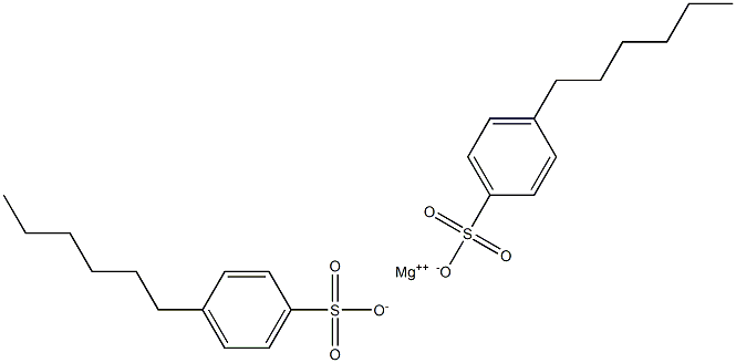 Bis(4-hexylbenzenesulfonic acid)magnesium salt Struktur