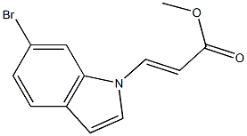 6-Bromo-1H-indole-1-acrylic acid methyl ester Struktur