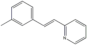 2-(3-Methylstyryl)pyridine Struktur