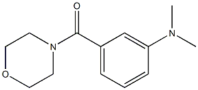 4-[m-(Dimethylamino)benzoyl]morpholine Struktur