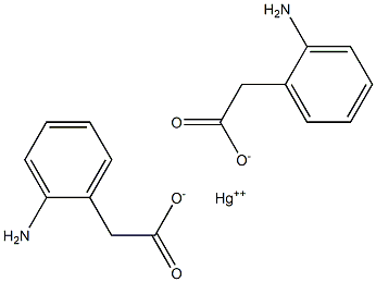 (2-Aminophenyl)mercury(II)acetate Struktur