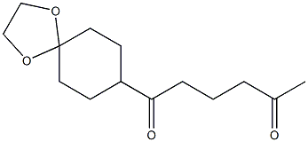 1-(1,4-Dioxaspiro[4.5]decan-8-yl)-1,5-hexanedione Struktur