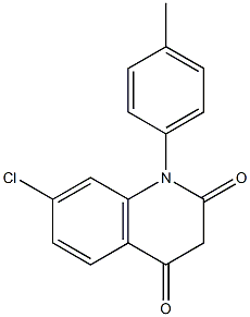 1-(4-Methylphenyl)-7-chloroquinoline-2,4(1H,3H)-dione Struktur