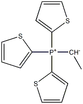 1-Tri(2-thienyl)phosphonioethan-1-ide Struktur