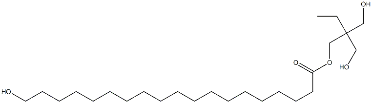 19-Hydroxynonadecanoic acid 2,2-bis(hydroxymethyl)butyl ester Struktur