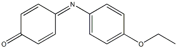 4-(4-Ethoxyphenylimino)-2,5-cyclohexadien-1-one Struktur