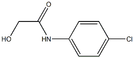 2-Hydroxy-N-(4-chlorophenyl)acetamide Struktur