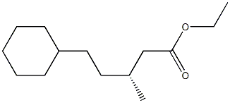 [R,(+)]-5-Cyclohexyl-3-methylvaleric acid ethyl ester Struktur