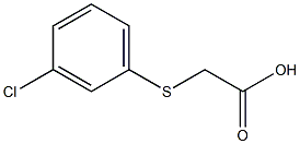 2-(m-Chlorophenylthio)acetic acid Struktur