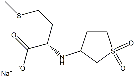 N-[(Tetrahydrothiophene 1,1-dioxide)-3-yl]methionine sodium salt Struktur