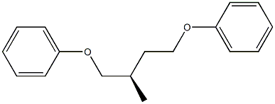 [R,(-)]-2-Methyl-1,4-diphenoxybutane Struktur