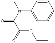 N-Methyl-N-phenyloxamidic acid ethyl ester Struktur