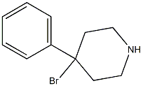 4-Bromo-4-phenylpiperidine Struktur