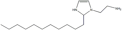 1-(2-Aminoethyl)-2-undecyl-4-imidazoline Struktur