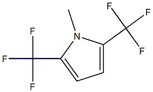 1-Methyl-2,5-bis(trifluoromethyl)-1H-pyrrole Struktur