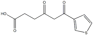 6-(3-Thienyl)-4,6-dioxohexanoic acid Struktur