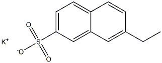 7-Ethyl-2-naphthalenesulfonic acid potassium salt Struktur