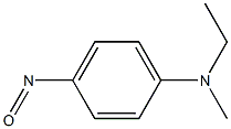 4-Nitroso-N-methyl-N-ethylaniline Struktur