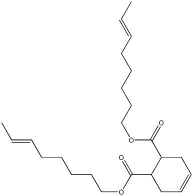 4-Cyclohexene-1,2-dicarboxylic acid bis(6-octenyl) ester Struktur