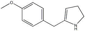 4,5-Dihydro-2-(4-methoxybenzyl)-1H-pyrrole Struktur