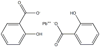 Bissalicylic acid lead(II) salt Struktur