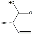 [S,(+)]-2-Methyl-3-butenoic acid Struktur