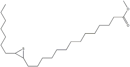 15,16-Epithiotricosanoic acid methyl ester Struktur