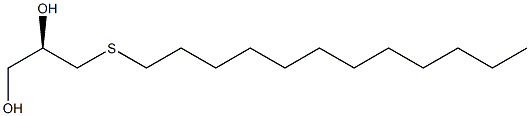 (R)-3-(Dodecylthio)-1,2-propanediol Struktur