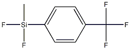 1-(Trifluoromethyl)-4-[difluoro(methyl)silyl]benzene Struktur