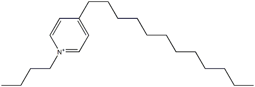 1-Butyl-4-dodecylpyridinium Struktur