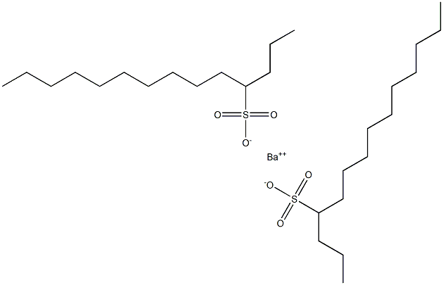 Bis(tetradecane-4-sulfonic acid)barium salt Struktur