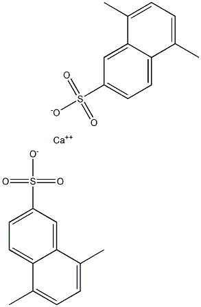 Bis(5,8-dimethyl-2-naphthalenesulfonic acid)calcium salt Struktur