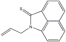 1-(2-Propenyl)benz[cd]indole-2(1H)-thione Struktur